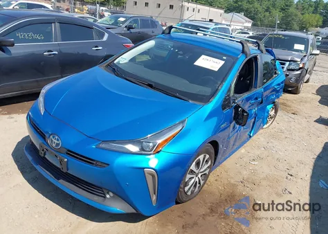 2019 Toyota Prius Xle из США, поврежденный, VIN JTDL9RFU1K3001340